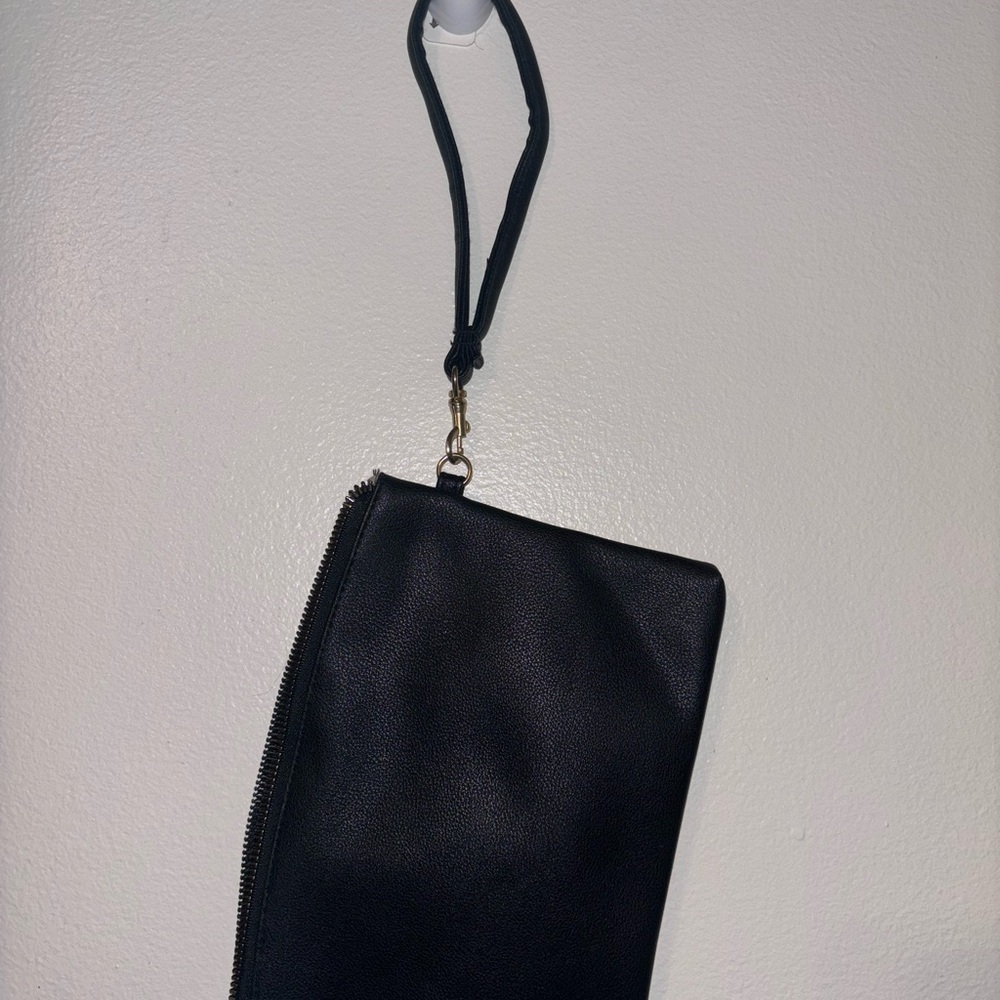 Elegant Black Coach Clutch Bag
